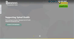 Desktop Screenshot of breidingchiropractic.com